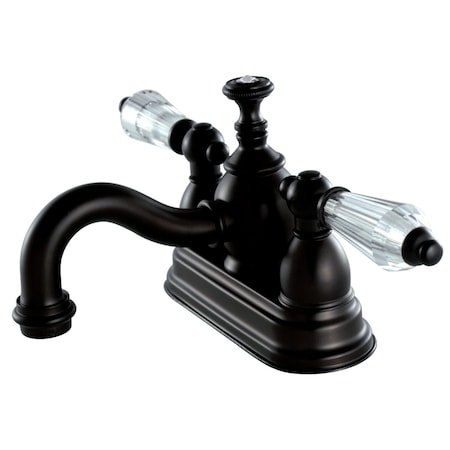 KS7105WLL 4 Centerset Bathroom Faucet, Oil Rubbed Bronze